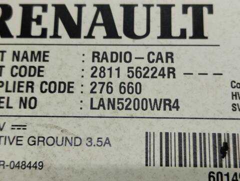 Foto 4ª: Pantalla Multifuncion Dacia Lodgy 1.5 DCI DIESEL FAP CAT 109CV 80KW [K9K G6] (2016)