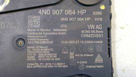 Foto 3ª: Modulo Confort BCM Audi Q5 40 TDI QUATTRO 204CV 150KW [DTPA] (2024)