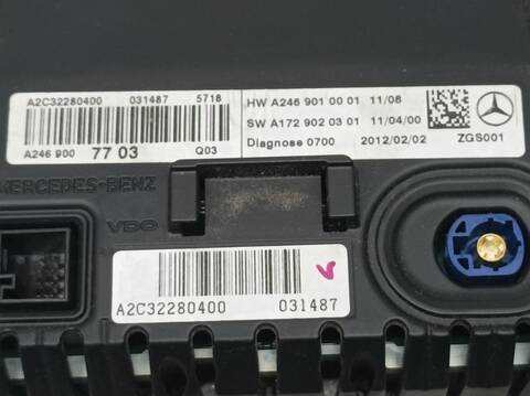 Foto 3ª: Sistema GPS Mercedes Clase B 150 B 180 CDI BE 246.200) 109CV 80KW [651901] (2012)