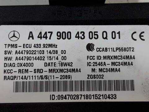 Foto 3ª: Centralita Motor ECU Mercedes Vito 2.1 CDI CAT 163CV 120KW (2014)