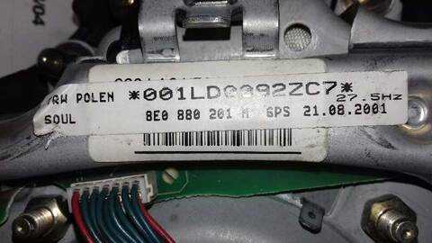 Foto 3ª: Airbag Delantero Izquierdo Audi A6 AVANT 130CV 96KW (2001)