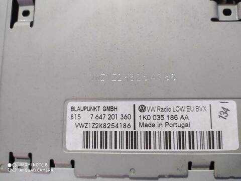 Foto 4ª: Sistema Audio Radio CD Volkswagen Golf ADVANCE 105CV 77KW [CAY] (2010)