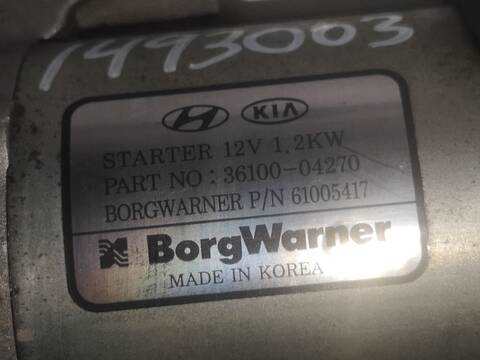 Motor de Arranque Hyundai i30 G3LC