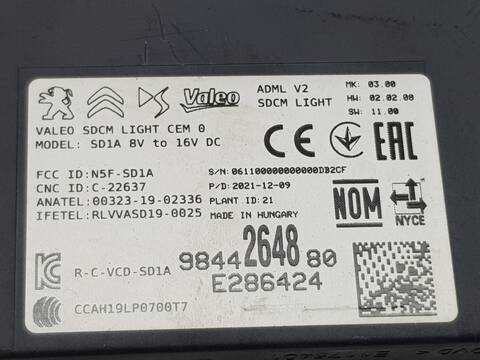 Foto 2ª: Centralita Motor ECU Citroen C4 E-FEEL (2020)