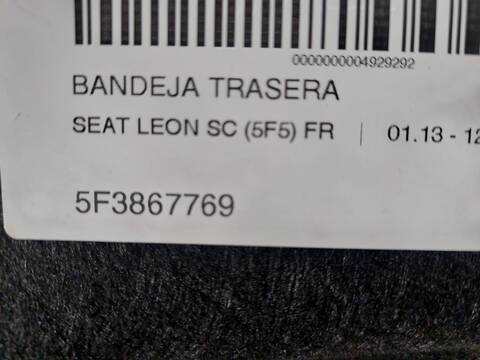 Bandeja Trasera Seat Leon 1.4 16V TSI 140CV 103KW
