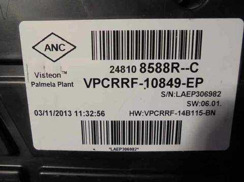 Foto 3ª: Cuadro de Instrumentos Renault Clio 1.5 DCI DIESEL FAP 90CV 66KW [K9K B6] (2014)