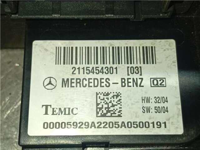 Foto 2ª: Caja Reles Fusibles Mercedes Clase E 180 E 220 CDI (211.006) [OM 646.961]