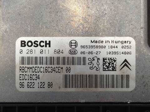 Foto 3ª: Centralita Motor ECU Citroen C3 1.6 16V HDI 90CV 66KW [9HX] (2006)