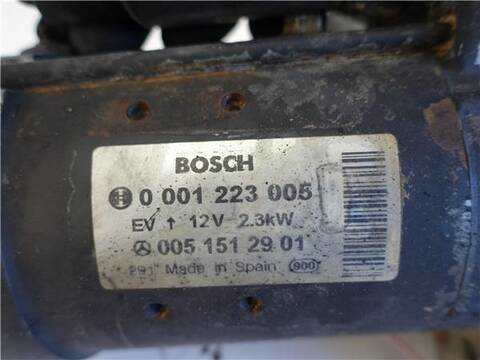 Foto 3ª: Motor de Arranque Mercedes Clase E 180 3.2 E 320 CDI 211.026) BERLINA 204CV 150KW [OM 648.961] (2002)