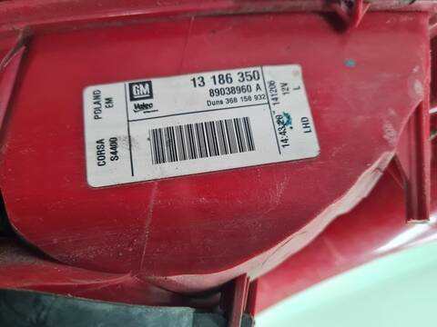 Foto 4ª: Piloto Trasero Izquierdo Opel Corsa CATCH ME 75CV 55KW [Z13DTJ] (2007)