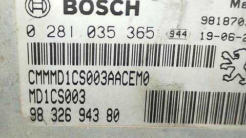 Foto 4ª: Centralita Motor ECU Citroen C4 G CACTUS FEEL [YH01] (2019)