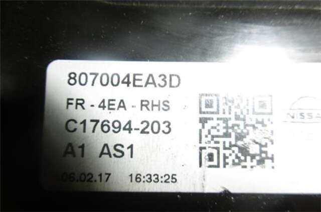 Foto 2ª: Elevalunas Eléctrico Delantero Derecho Nissan Qashqai 1.5DCI [K9KF646]