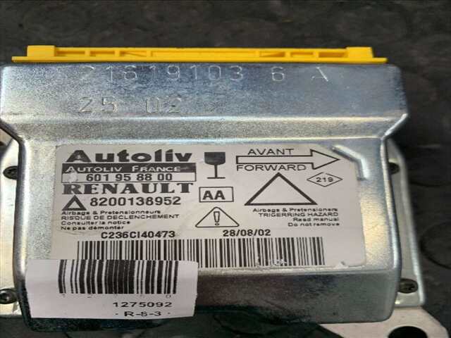 Foto 2ª: Centralita Airbag Renault Laguna 2.0 16V138CV/101K GRANDTOUR 0CV [F4R 712] (2002)