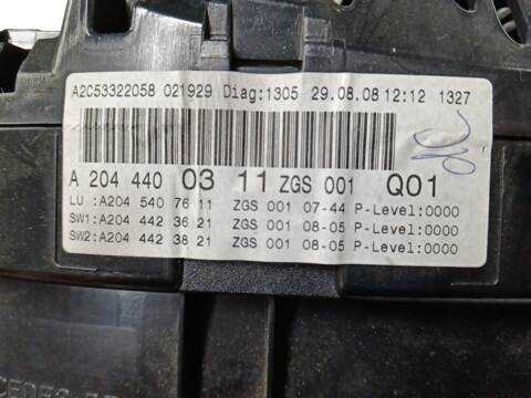 Foto 2ª: Cuadro de Instrumentos Mercedes Clase C 160 C 320 CDI 204.222) (2007)