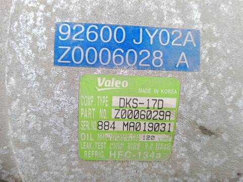 Foto 2ª: Compresor Aire Acondicionado Renault Koleos 2.0 DCI HY0K) 150CV 110KW [M9R832] (2008)