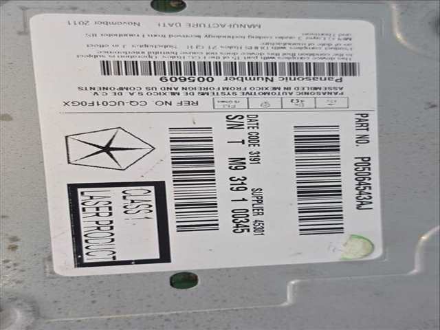 Foto 3ª: Sistema Audio Radio CD Fiat Freemont 939B5000 AUT. (2012)