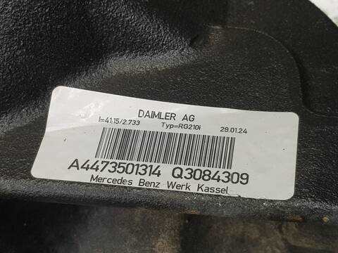 Foto 2ª: Diferencial Trasero Mercedes Vito 114-116-119 CDI BASE LARGA 447.703) (2019)