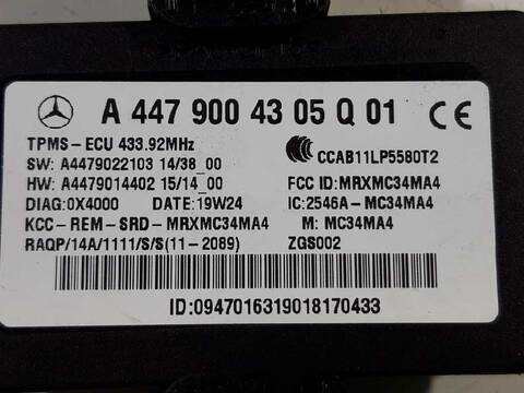 Foto 3ª: Centralita Motor ECU Mercedes Clase V 200 2.1 CDI CAT 136CV 100KW (2014)
