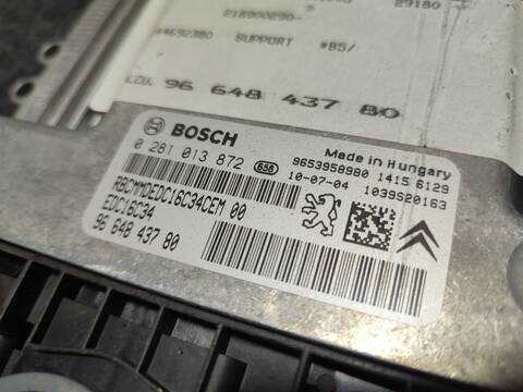 Foto 3ª: Centralita Motor ECU Peugeot 308 VERSION INDEFINIDA (2008)