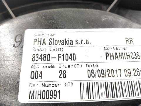 Foto 3ª: Elevalunas Manual Trasero Derecho Kia Sportage CONCEPT 2WD 136CV (2016)