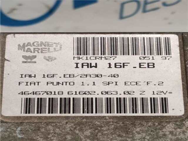 Foto 2ª: Centralita Motor ECU Fiat Punto 1.1 G BERLINA [176 B2.000]