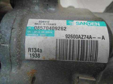 Foto 4ª: Compresor Aire Acondicionado Nissan Juke 1.5 TD CAT 110CV 81KW [K9K] (2013)