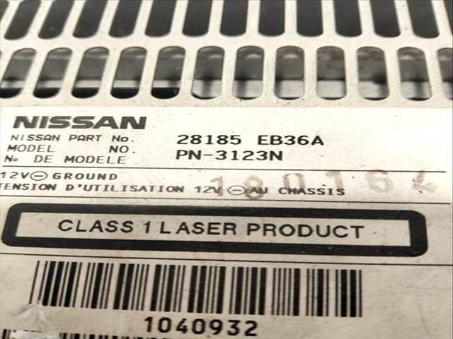 Foto 3ª: Sistema Audio Radio CD Nissan Pathfinder 2.5 DCI LE 174CV (2005)