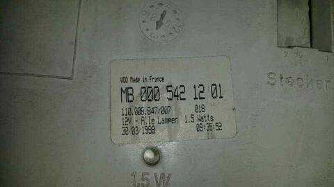 Foto 4ª: Cuadro de Instrumentos Mercedes Sprinter 102CV 75KW