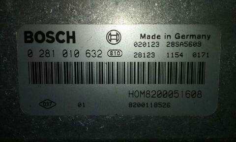 Foto 2ª: Centralita Motor ECU Opel Vivaro 1.9 CDTI CAT F9Q-760 - L08) 101CV 74KW [F9Q760] (2003)