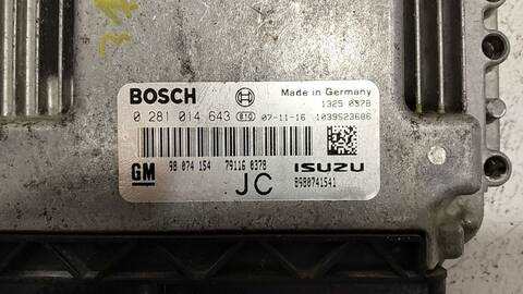 Foto 2ª: Centralita Motor ECU Opel Astra 1.7 16V CDTI 101CV (2004)