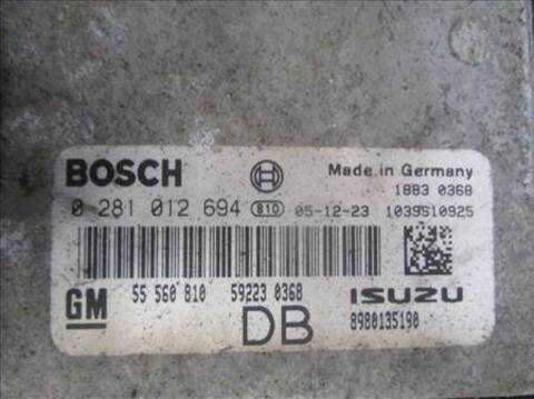 Foto 2ª: Centralita Motor ECU Opel Astra 1.7 CDTI BERLINA 100CV 74KW [Z 17 DTH] (2007)