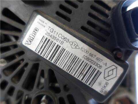 Foto 3ª: Alternador Dacia Logan 1.6 LAUREATE 105CV 77KW FAMILIAR [G/K4M A6] (2008)