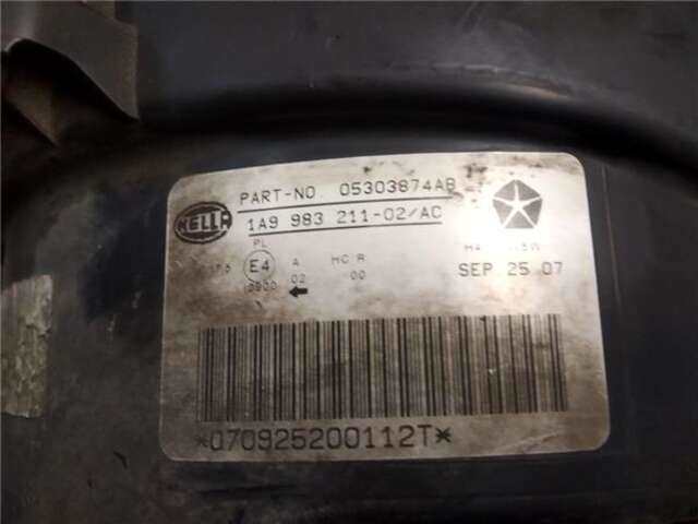 Foto 3ª: Faro Derecho Jeep Compass 2.4 16V (170 CV) [B]