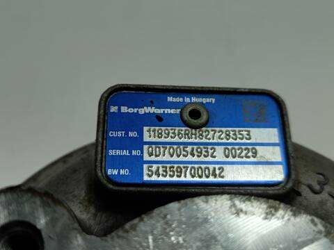 Foto 3ª: Turbocompresor Dacia Sandero K9K612 (2014)