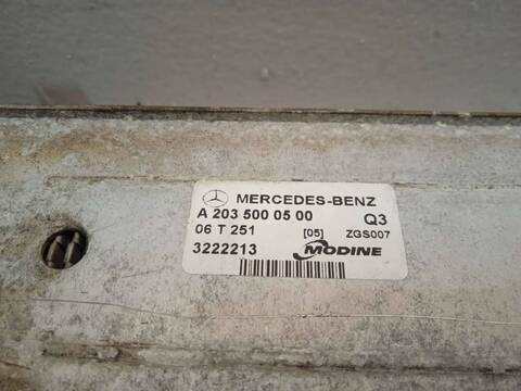 Foto 2ª: Intercooler Mercedes Clase C 160 1.8 CAT BERLINA 143CV 105KW [M271946] (2006)