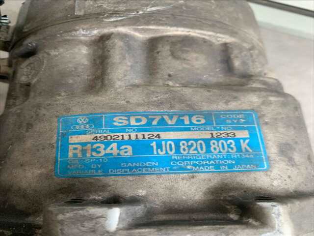 Foto 3ª: Compresor Aire Acondicionado Seat Toledo 1.9 [ASV] (2002)
