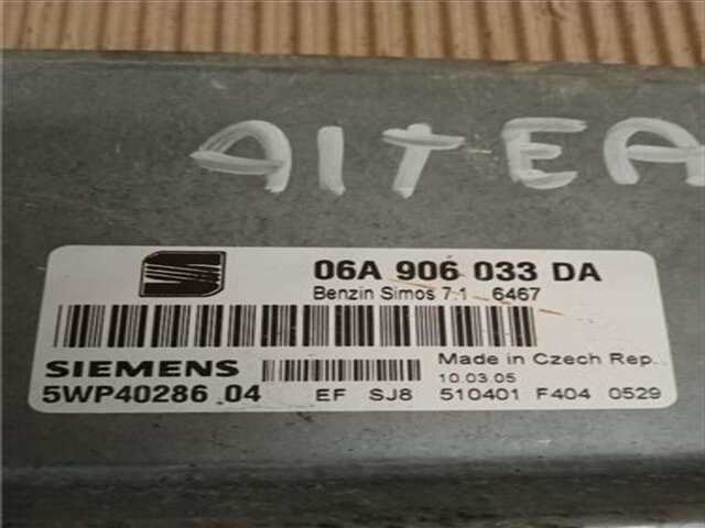 Foto 2ª: Centralita Motor ECU Seat Altea 1.6 [BGU]
