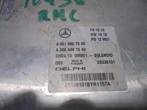 Foto 3ª: Centralita Motor ECU Mercedes Clase C 160 C 220 CDI BLUEEFFICIENCY 204.302) COUPE 170CV 125KW [651911 EURO 5] (2012)