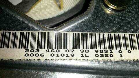 Foto 3ª: Airbag Delantero Izquierdo Mercedes Clase C 160 C 200 COMPRESSOR 203.745) COUPE 163CV 120KW [M111955] (2001)