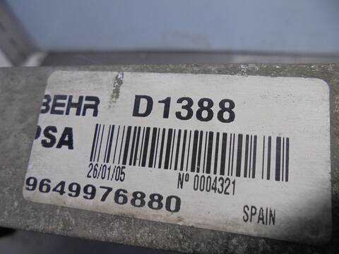Foto 4ª: Intercooler Peugeot 607 BASICO 204CV 150KW [UHZ] (2005)