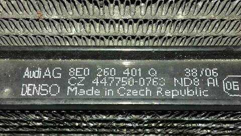Foto 3ª: Radiador Calefaccion A.A. Audi A4 1.9 TDI BERLINA 116CV 85KW [BRB] (2006)
