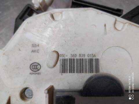 Foto 2ª: Cerradura Puerta Trasera Izquierda Skoda Octavia ACTIVE 105CV 77KW [CLH] (2015)