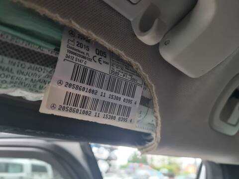 Airbag Cortina Delantero Izquierdo Mercedes Clase C 160 C 350 T E 205.247) 279CV FAMILIAR