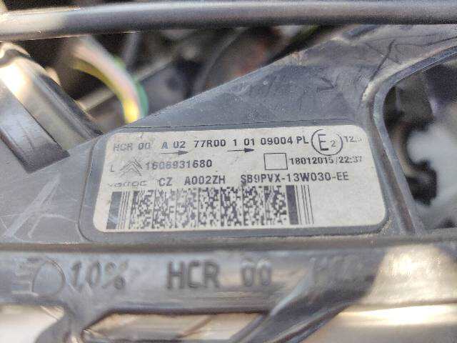 Foto 2ª: Faro Izquierdo Citroen C3 1.4 HDI II COMERCIAL [8H01] (2014)