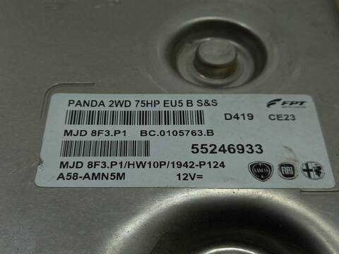 Foto 3ª: Centralita Motor ECU Fiat Panda 1.3 D 75CV 55KW 319) 199A9000 (2012)