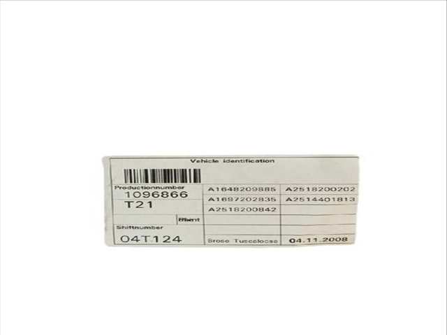 Foto 2ª: Elevalunas Eléctrico Delantero Derecho Mercedes Clase R 280 R 320 CDI 4-MATIC 251.022 251.122) 224CV (2005)