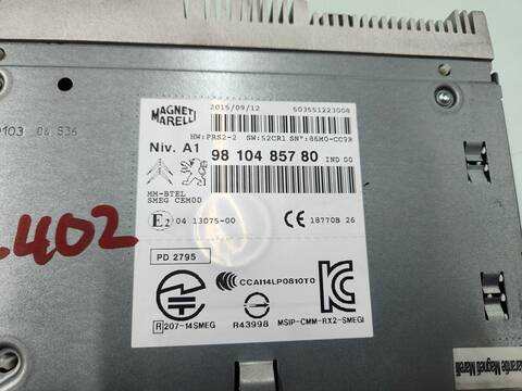 Foto 2ª: Sistema Audio Radio CD Citroen C4 LIVE PICASSO 131CV 96KW [HN02] (2016)
