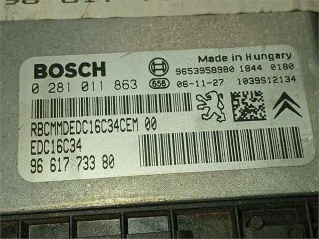 Centralita Motor ECU Citroen C4 1.6 COOL [1.6 LTR. - 66 KW 16V HDI]
