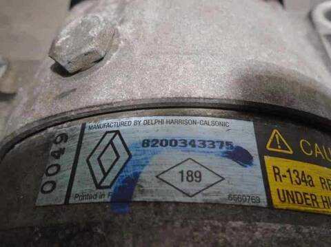 Foto 3ª: Compresor Aire Acondicionado Renault Laguna 1.9 DCI DIESEL GRANDTOUR 120CV 88KW [F9Q C6] (2004)