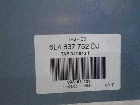 Foto 3ª: Elevalunas Eléctrico Delantero Derecho Seat Ibiza COOL 64CV 47KW [ASY] (2005)